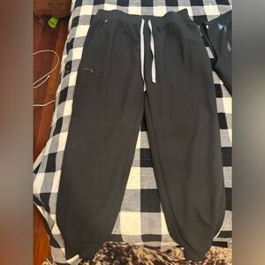 Figs Black Technical Collection Pants